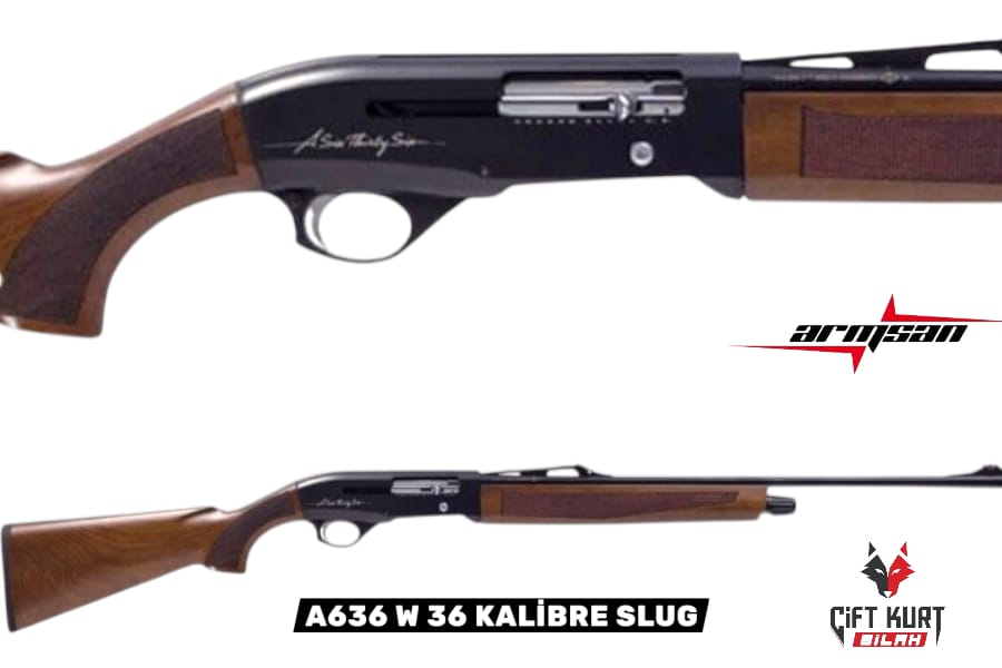 ARMSAN A636 W 36 KALİBRE SLUG OTOMATİK YİVSİZ AV TÜFEĞİ